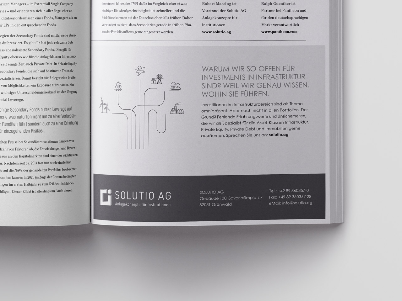 Anzeige Infrastruktur