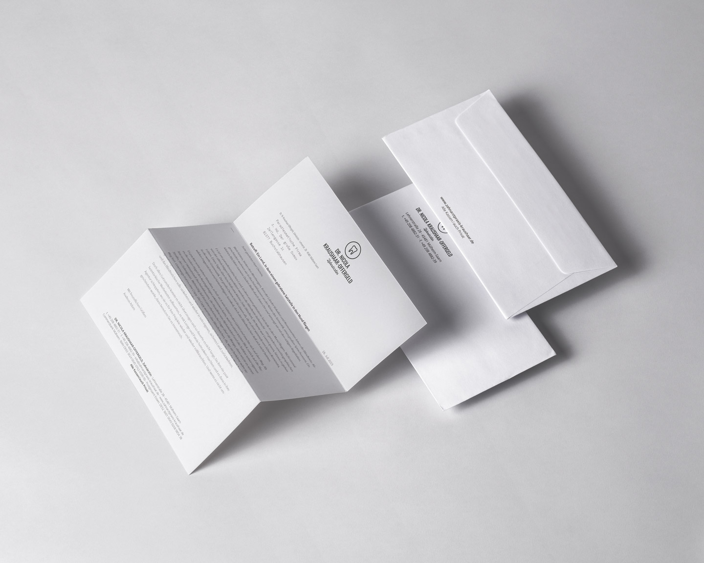 Visitenkarte Zahnarztpraxis Kraushaar