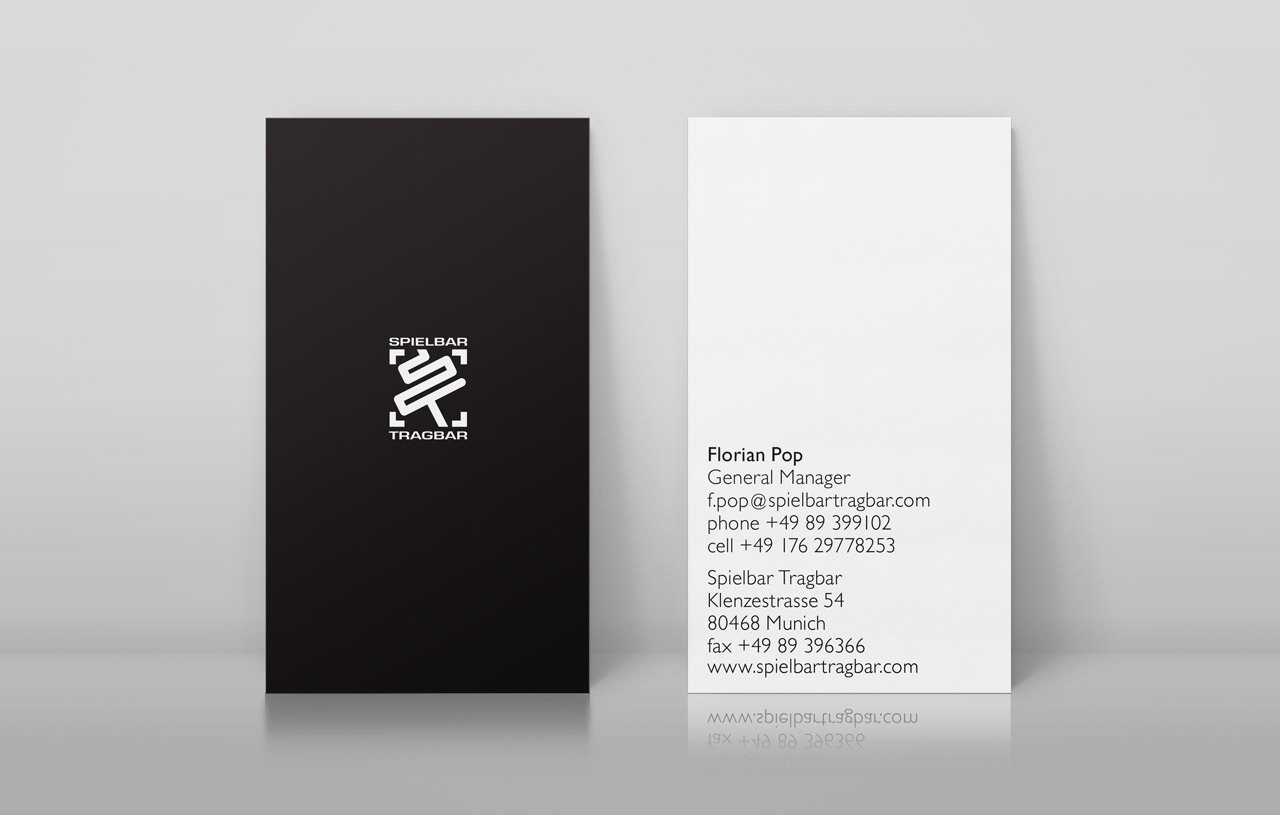Spielbar Tragbar Visitenkarten