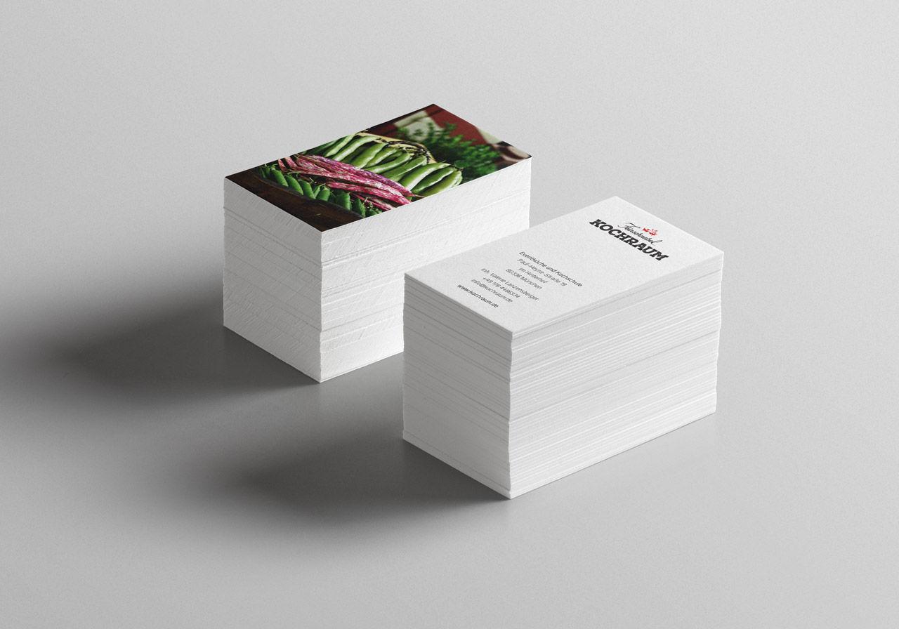 Visitenkarte feinschnabel KOCHRAUM